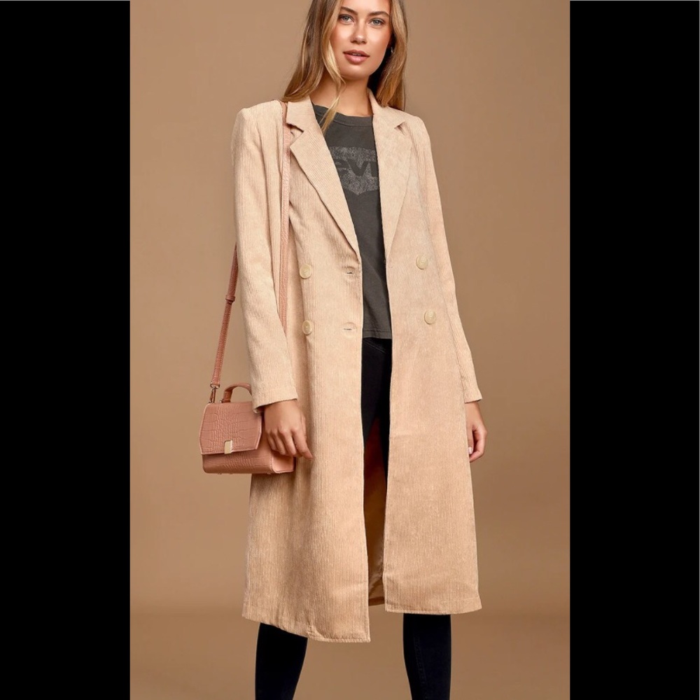 **NEW** Corduroy Trench Coat